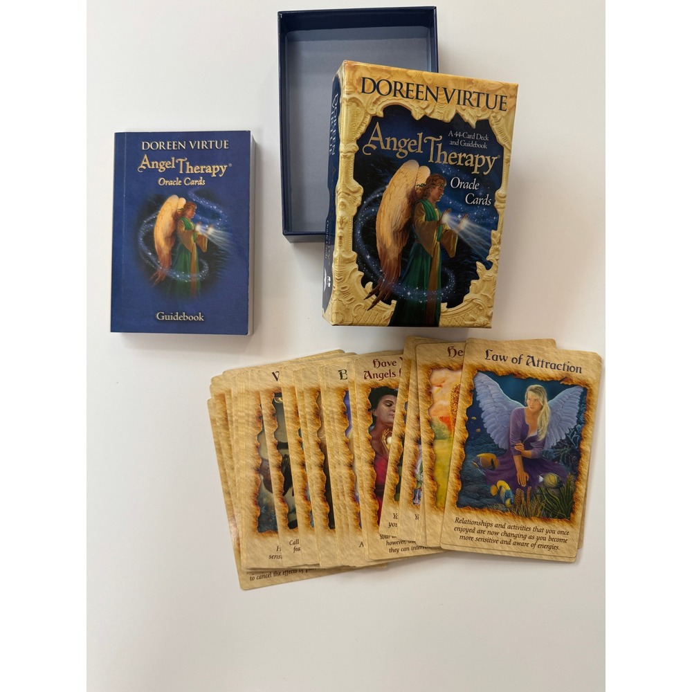 Doreen Virtue Angel Therapy Oracle Cards 44-Card Deck & Guidebook 9781401918330